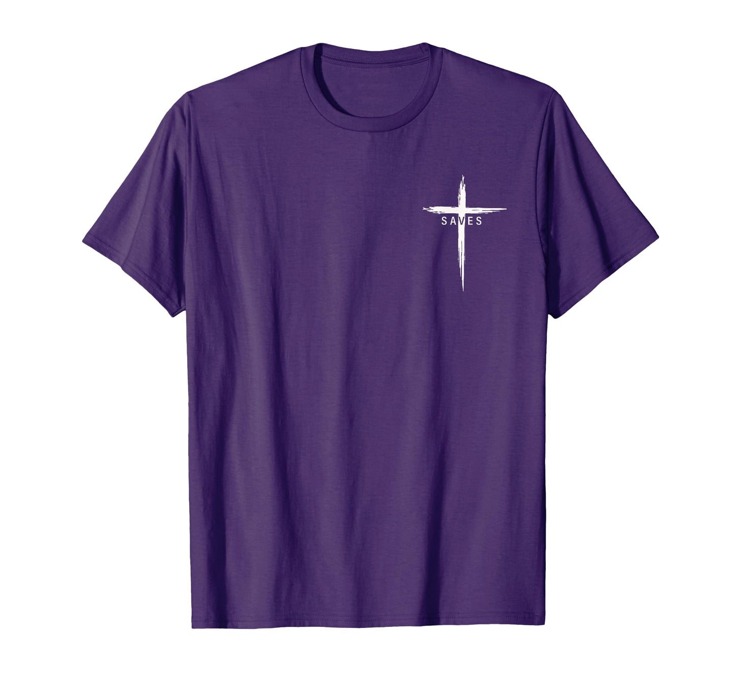 Cool Christian Cross Jesus Saves Men Women Graphic Christ T-Shirt