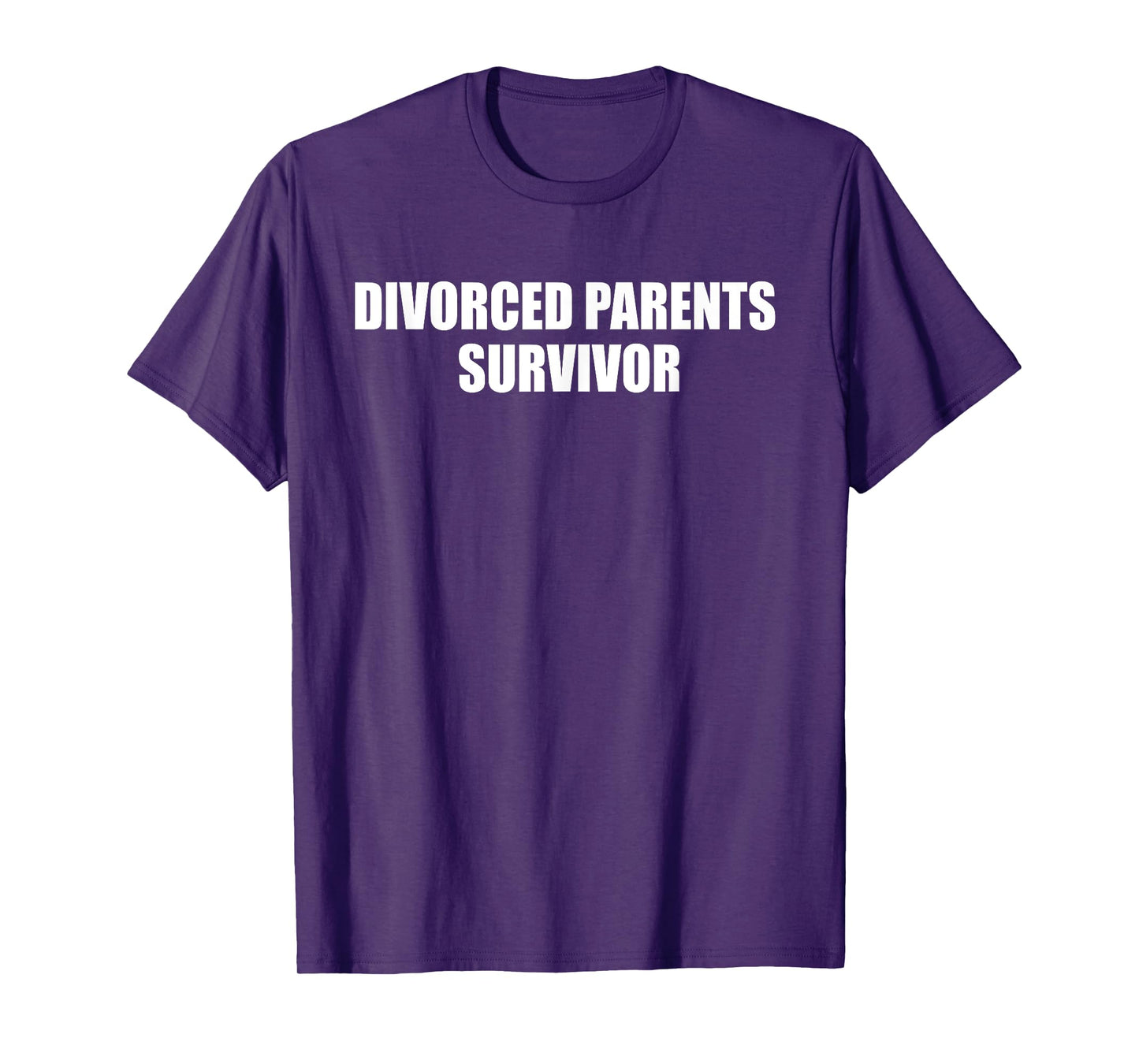Divorced Parents Survivor Funny Divorcing Design T-Shirt