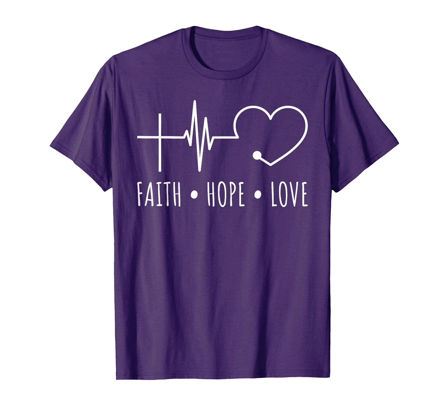 Faith Hope Love Jesus 1 Corinthians 13:13 Christian T-Shirt