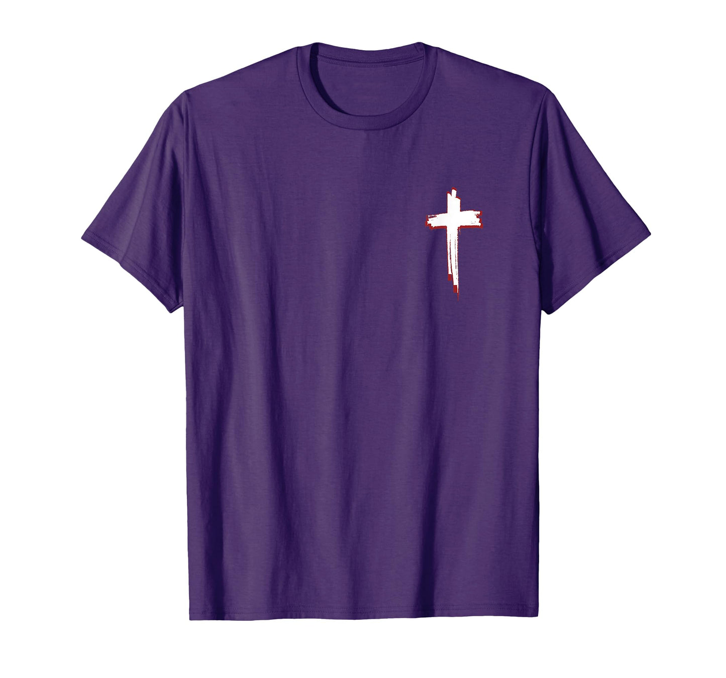 Jesus Died For Me Now I Live For Him Funny Christian Cross T-Shirt