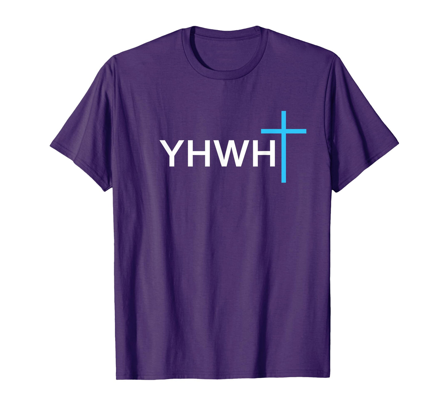 Simple Cross YHWH Yahweh Christian Jesus Name T-Shirt