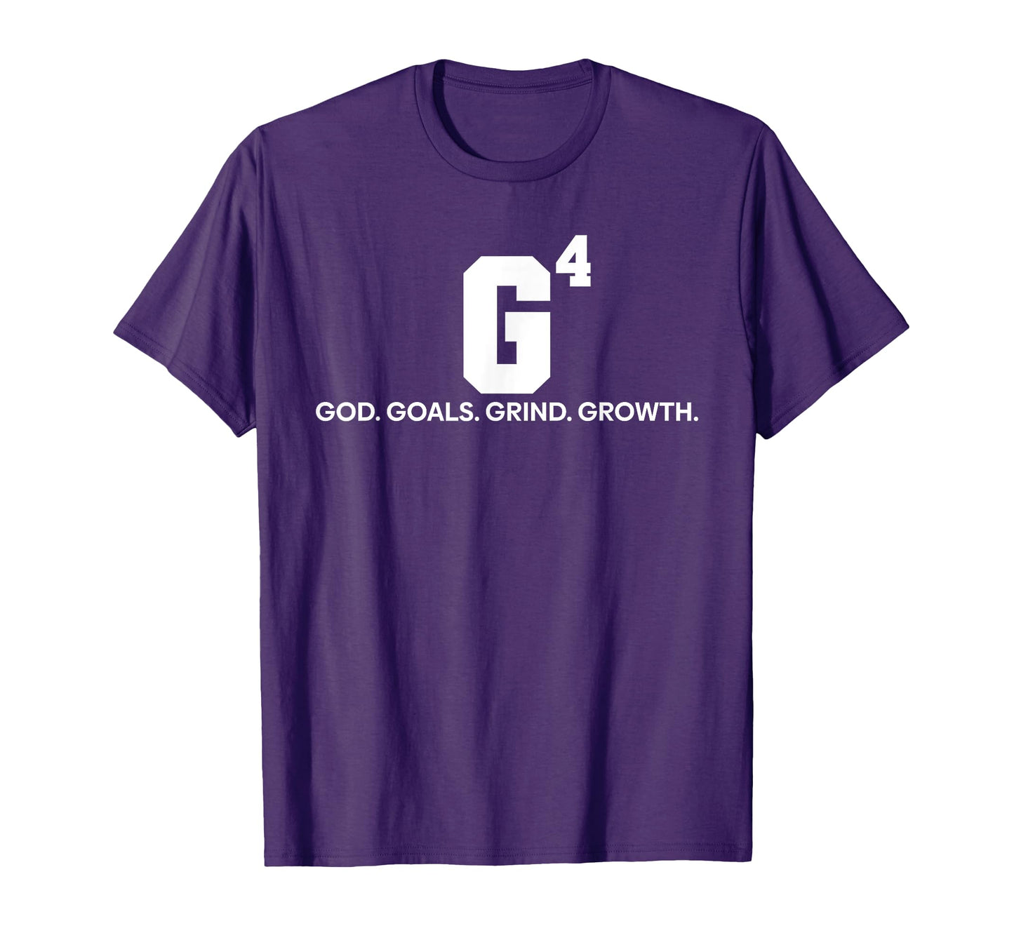 G4 God Goals Grind Growth Funny Christian T-Shirt