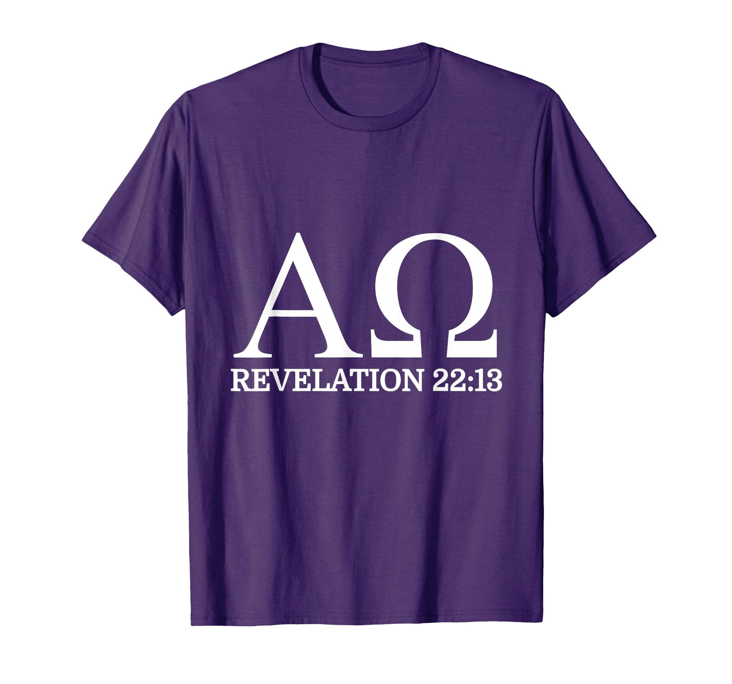 Revelation 22:13 Alpha Omega T-Shirt Bible Christian T-Shirt