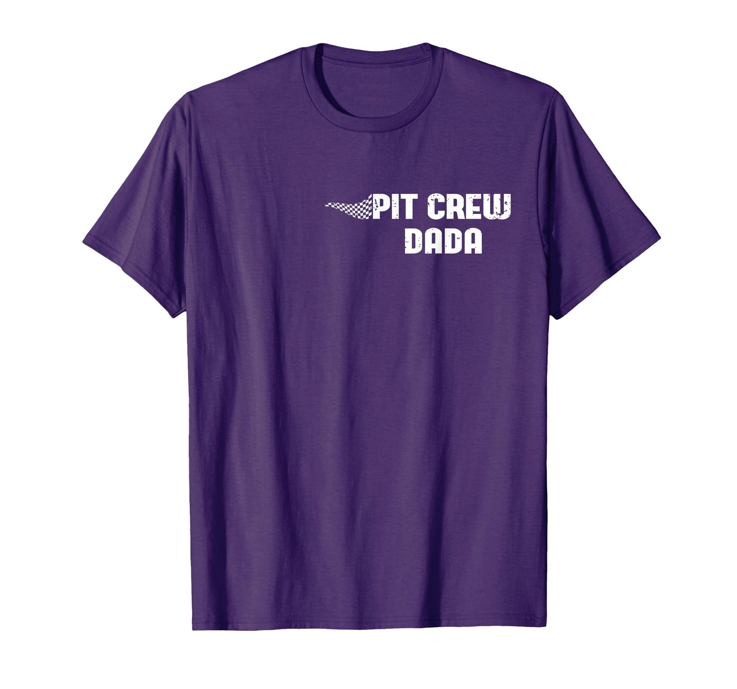 Pit Crew Dada Racing Car Family Matching Birthday Party T-Shirt