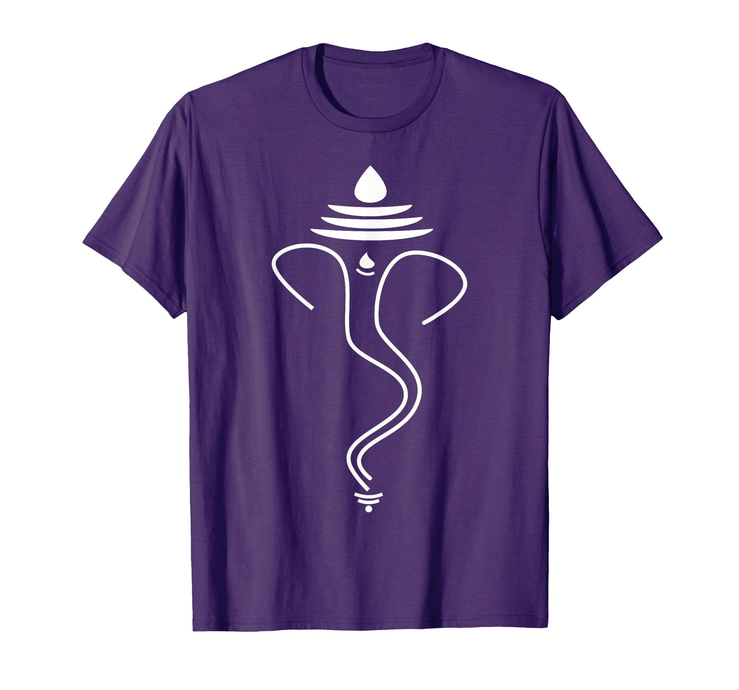 Minimalist Ganesh Hindu Elephant Hinduism T-Shirt