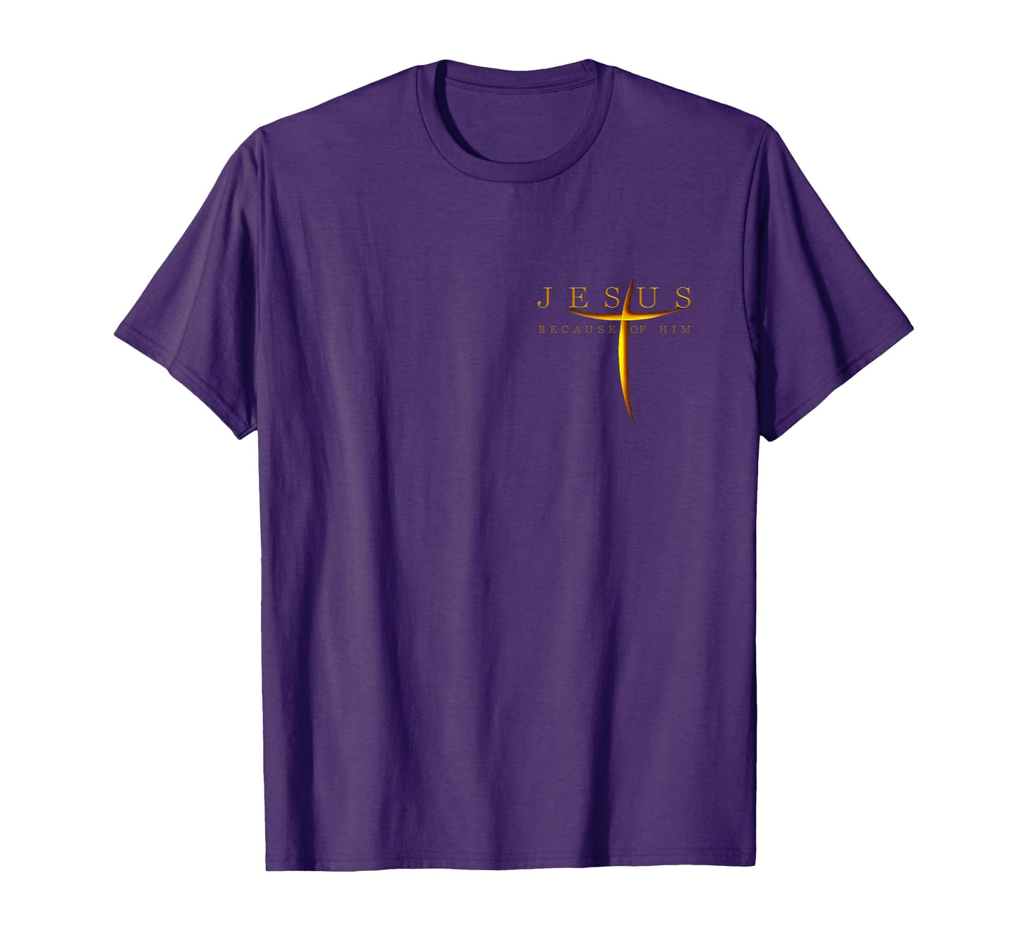 jesus because of him T-Shirt