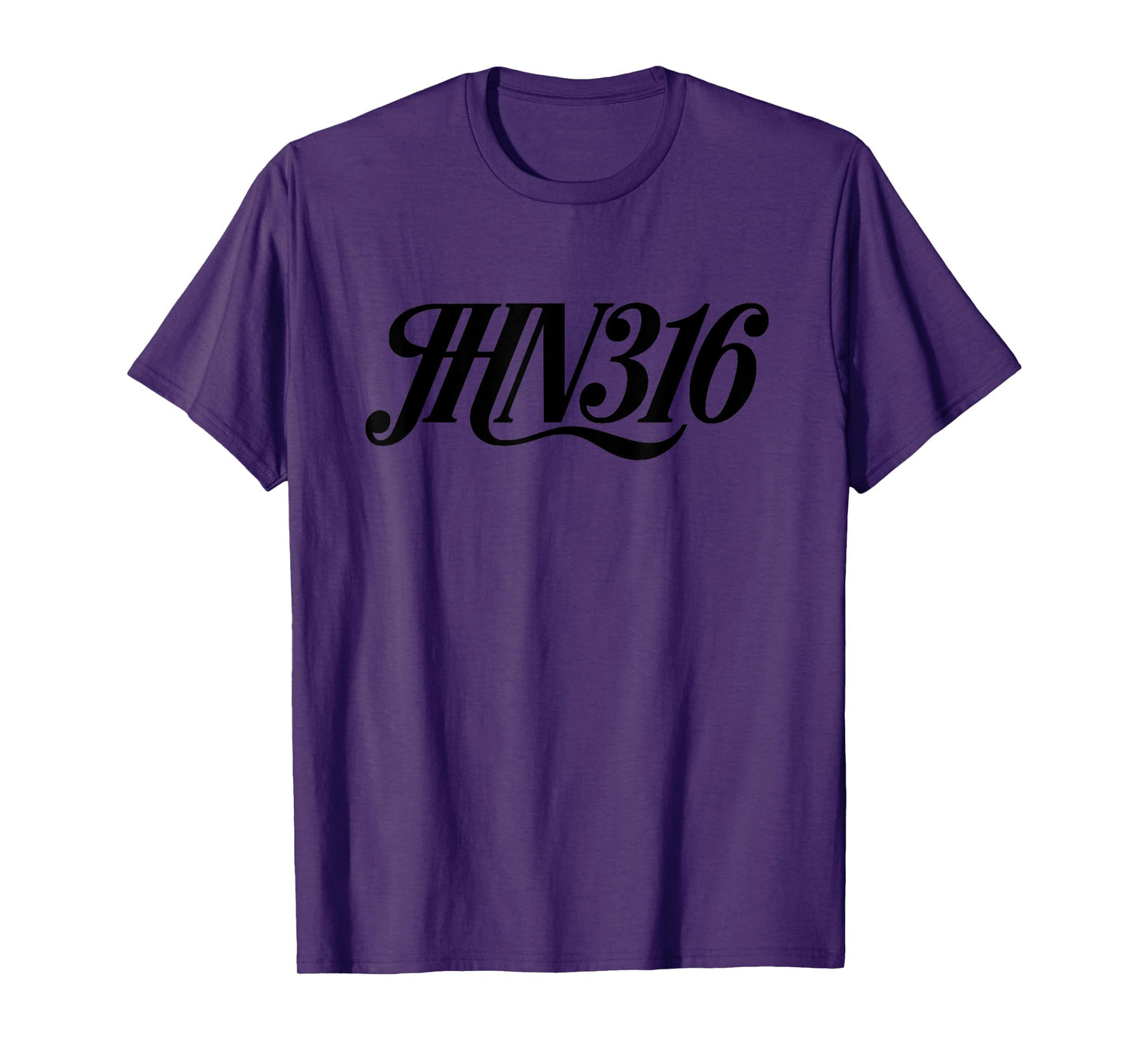 Christian JHN 316 Bible Jesus God Faith Christianity Artwork T-Shirt