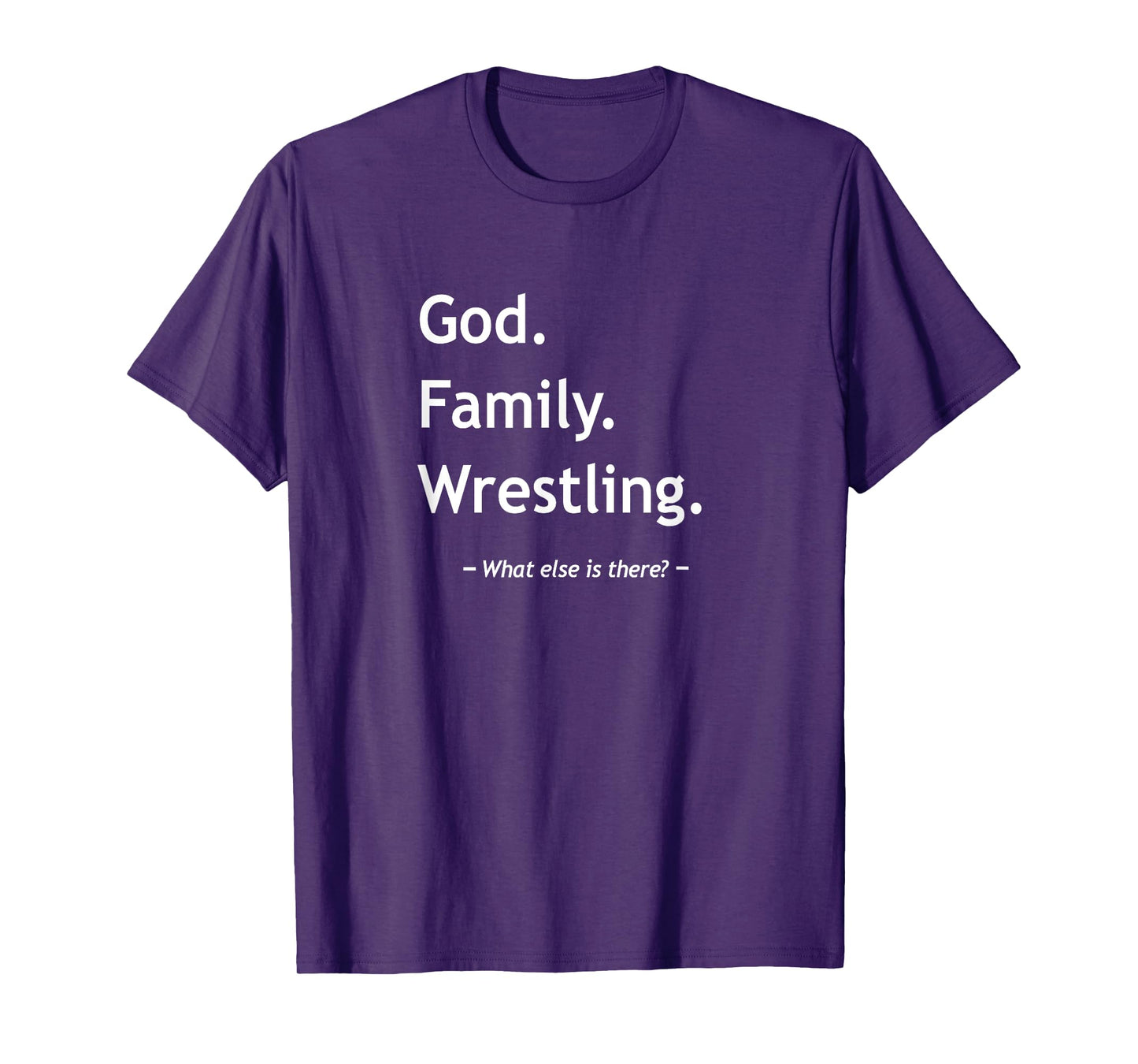 Christian Faith Wrestler Christianity God Family Wrestling T-Shirt