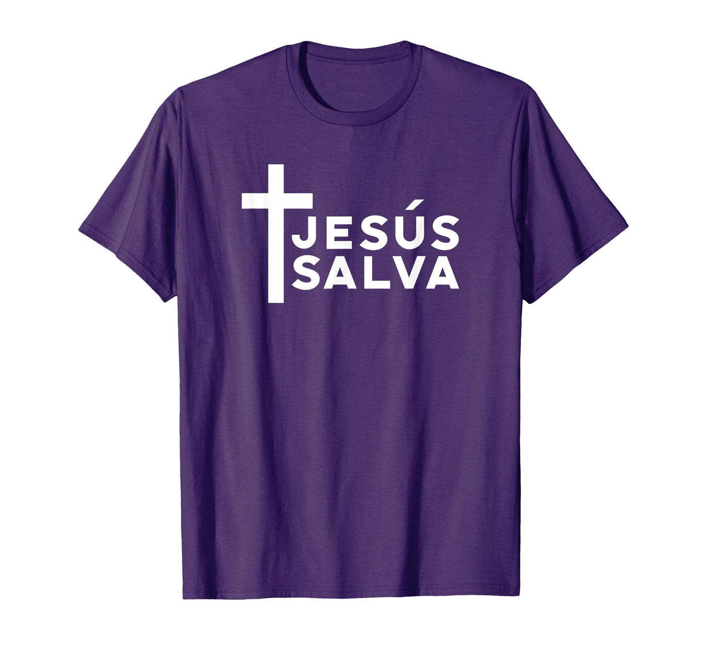 Jesus Saves Minimal Christian Spanish Language T-Shirt