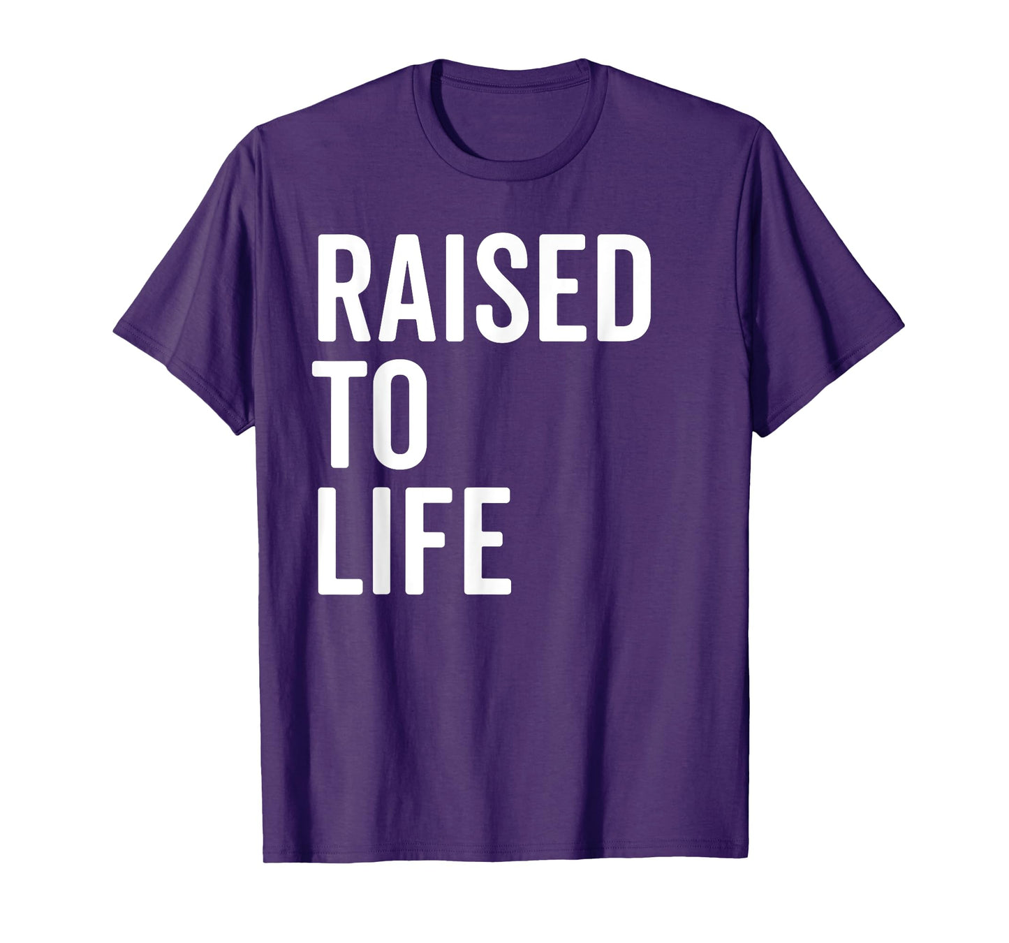Raised To Life Shirt Christian Baptism New Believer Gift Tee T-Shirt