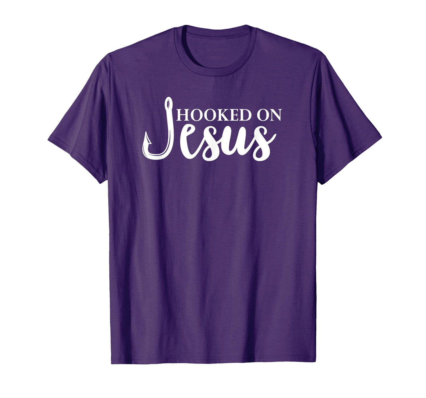 Hooked on Jesus TShirt,Jesus Fisherman Shirt,Hooked on Jesus T-Shirt