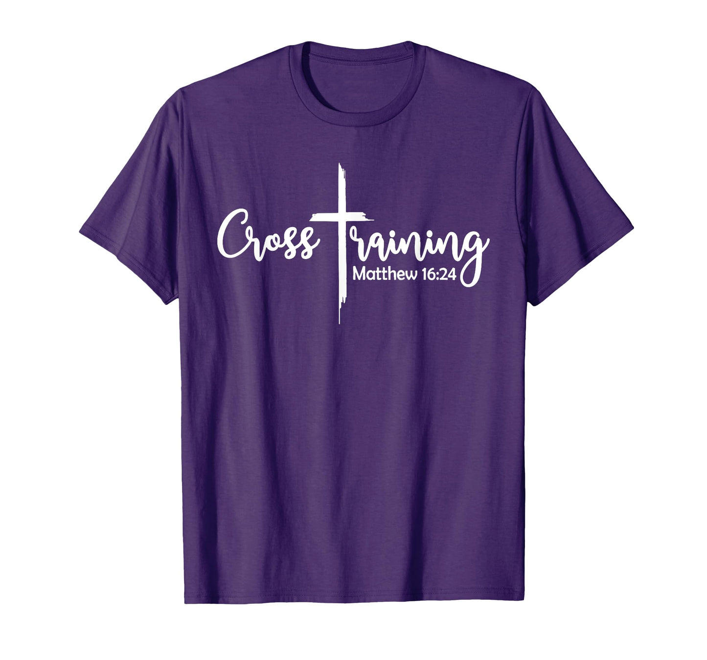 Cross training bible verse jesus faith religious christian T-Shirt