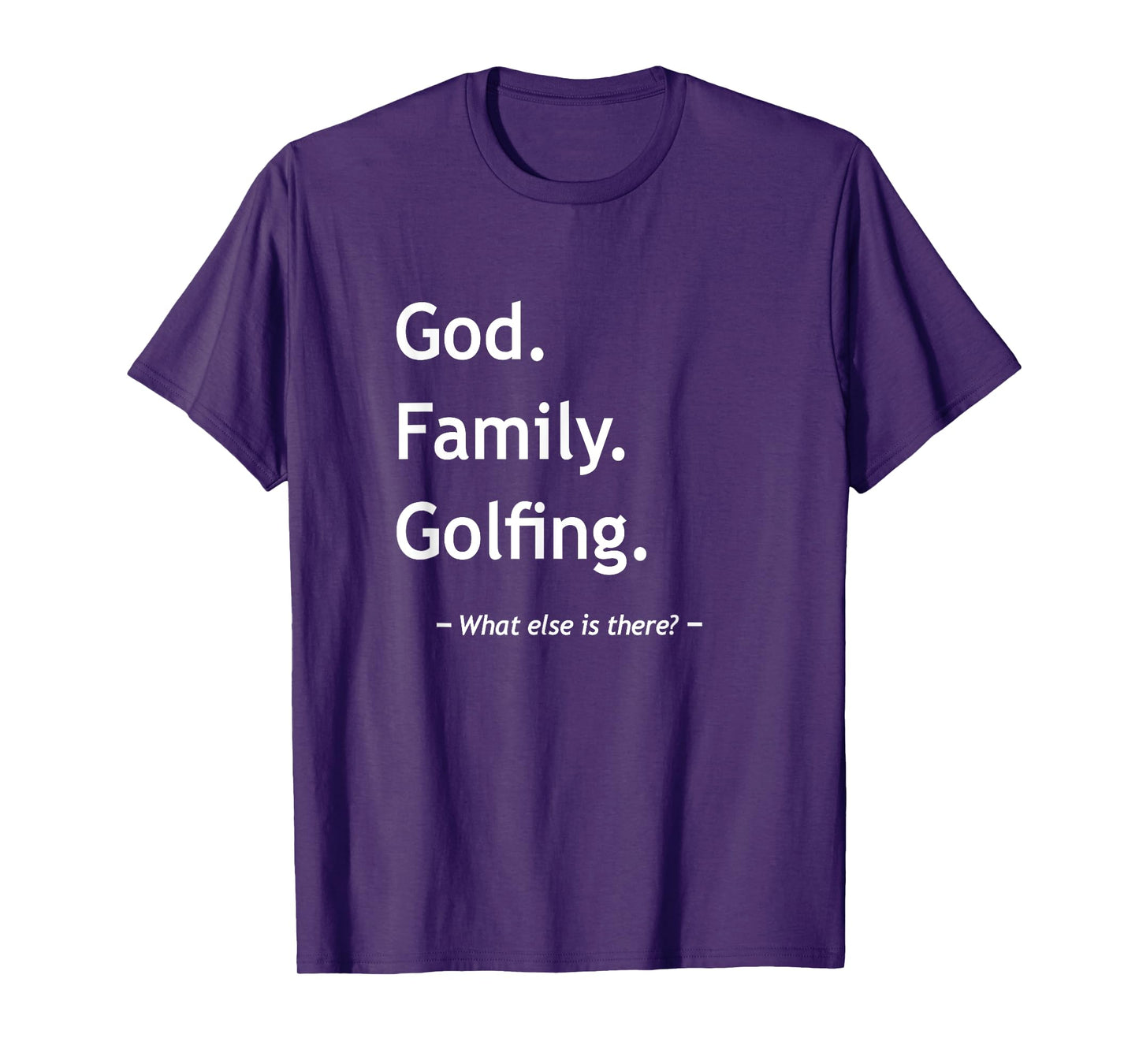 Christian God Family Golfing Jesus Christ Christianity T-Shirt