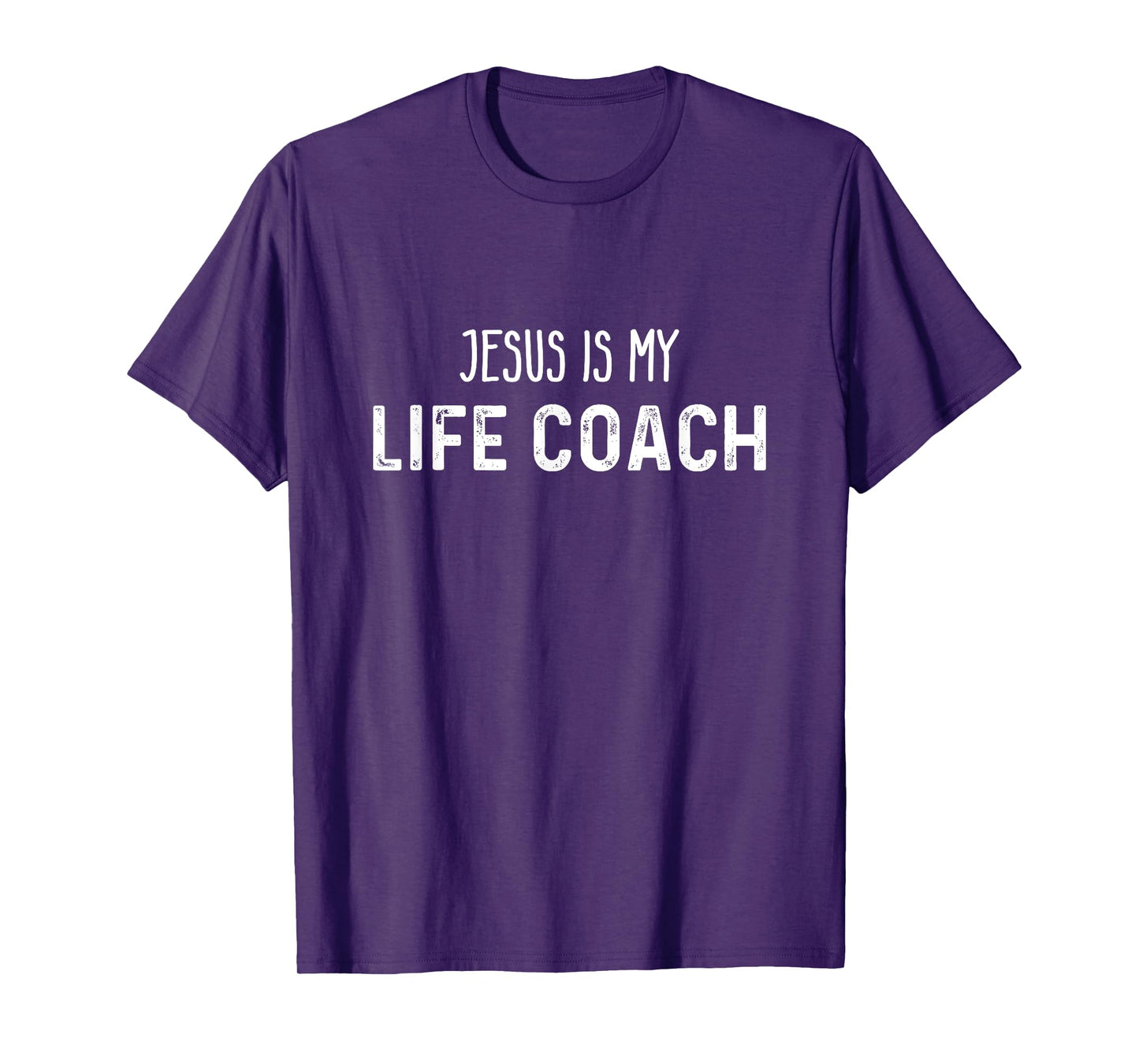 Jesus Is My Life Coach Funny Christian Faith T-Shirt
