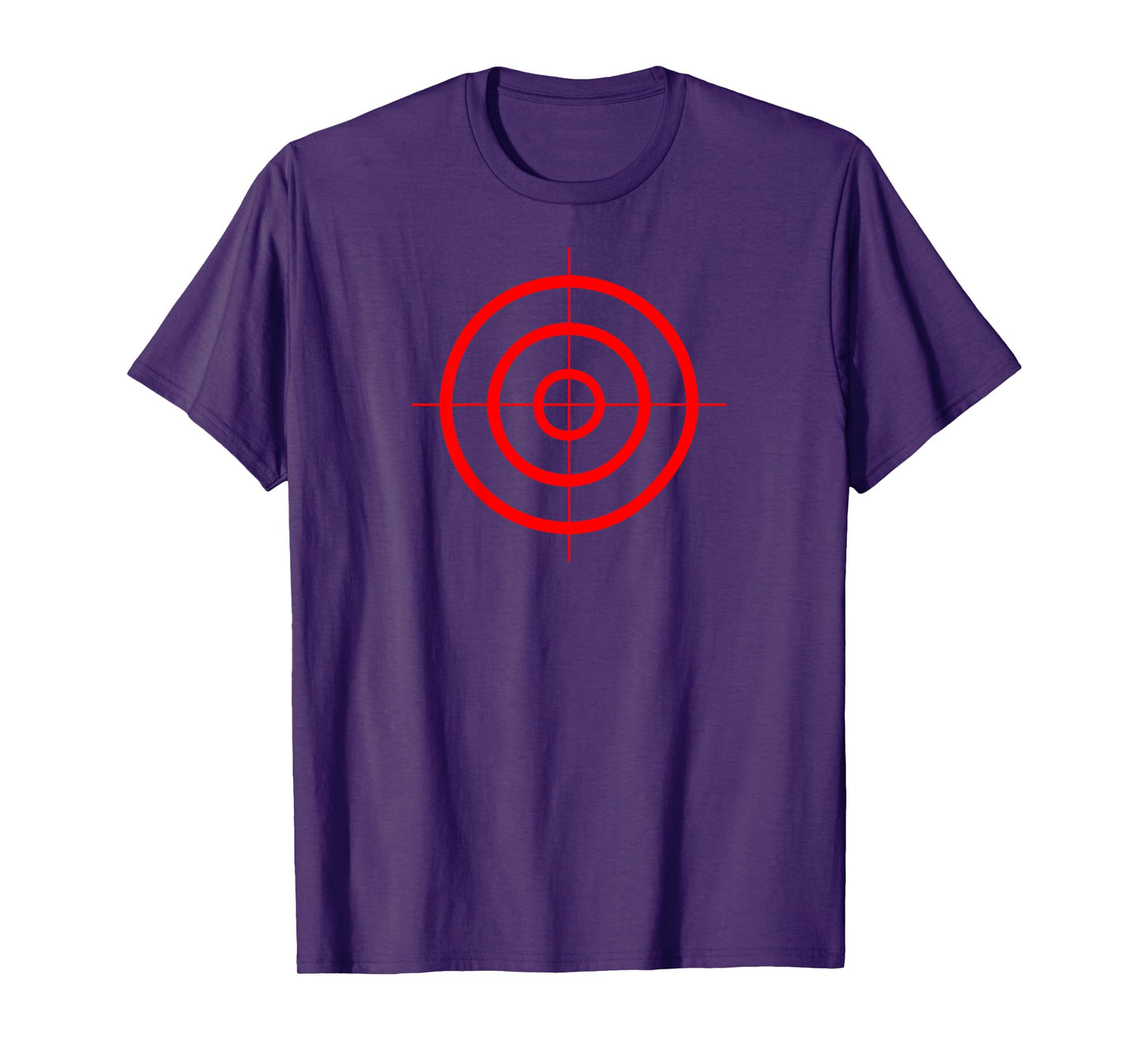 Target / Crosshair on Back - No Text on Front T-Shirt