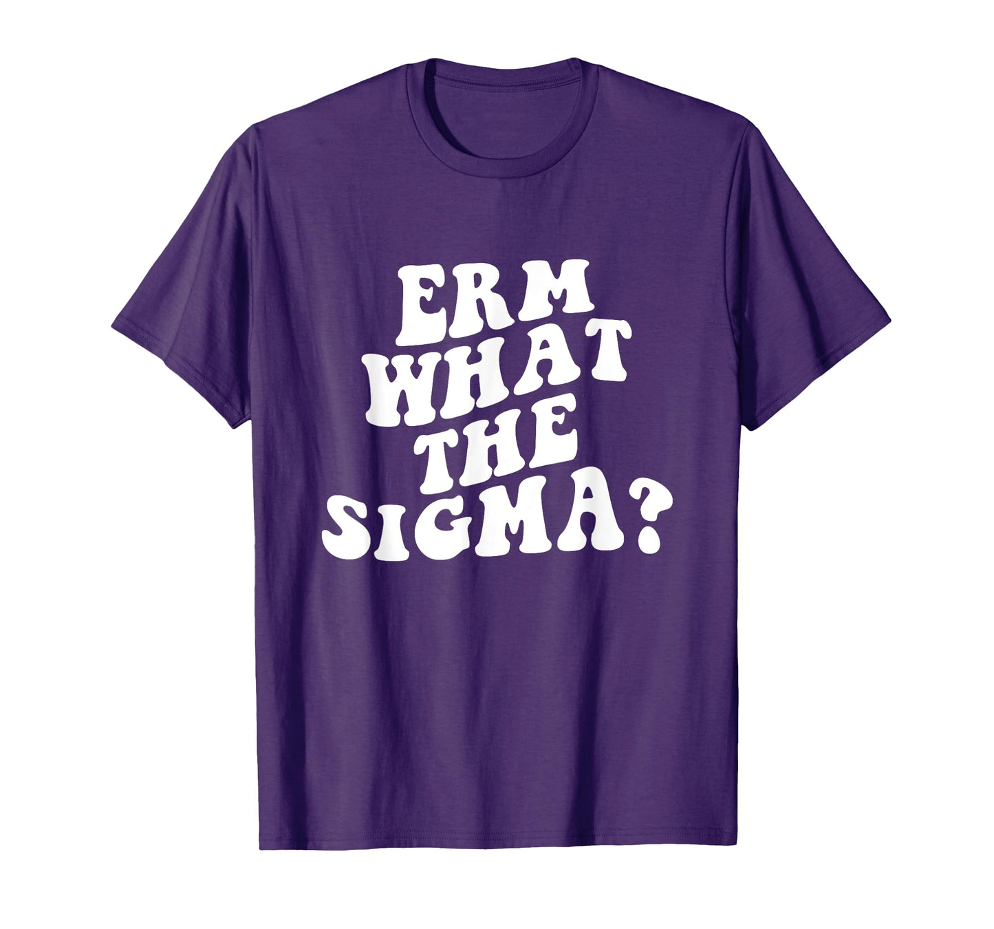 Erm What The Sigma Funny Brainrot Saying T-Shirt