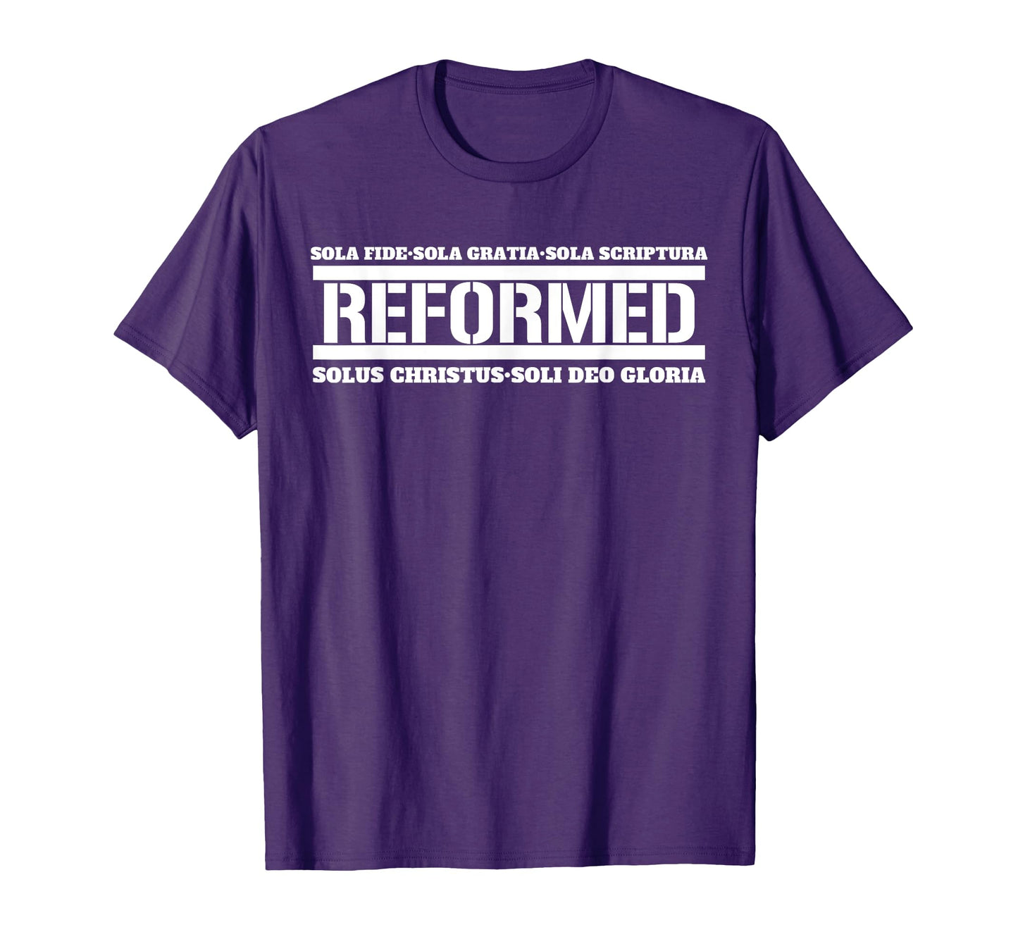 Five Solas of the Reformation Reformed T-Shirt T-Shirt
