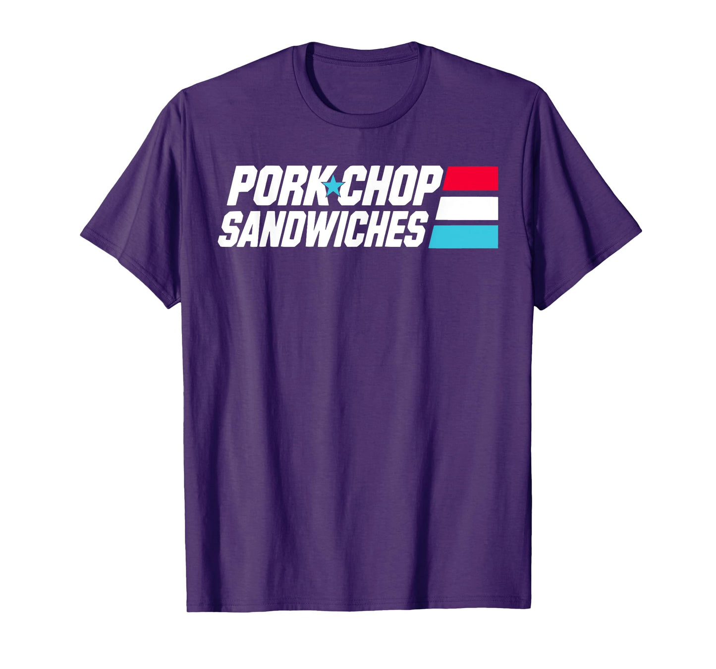 FUNNY Pork Chop Sandwiches BBQ Food Meme Military Joke T-Shirt