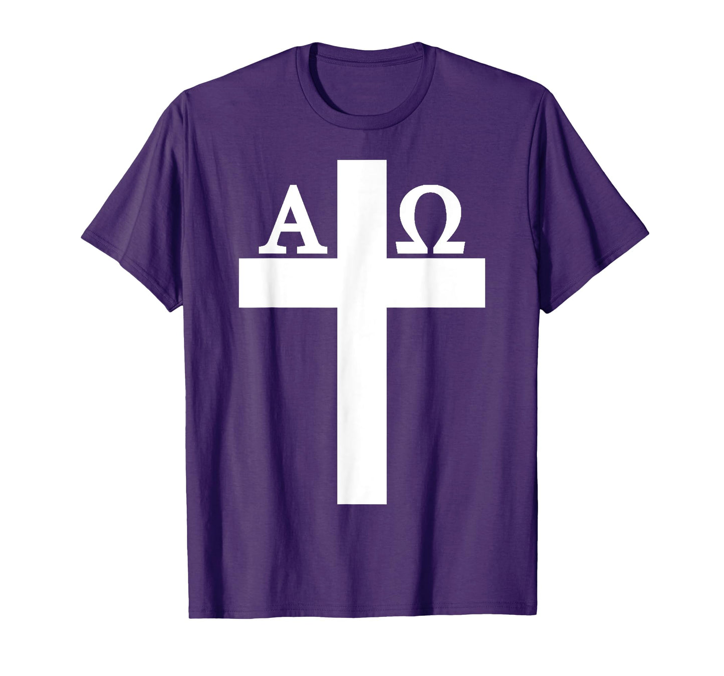 Alpha Omega Jesus Christ Cross God Bible Christianity Gospel T-Shirt