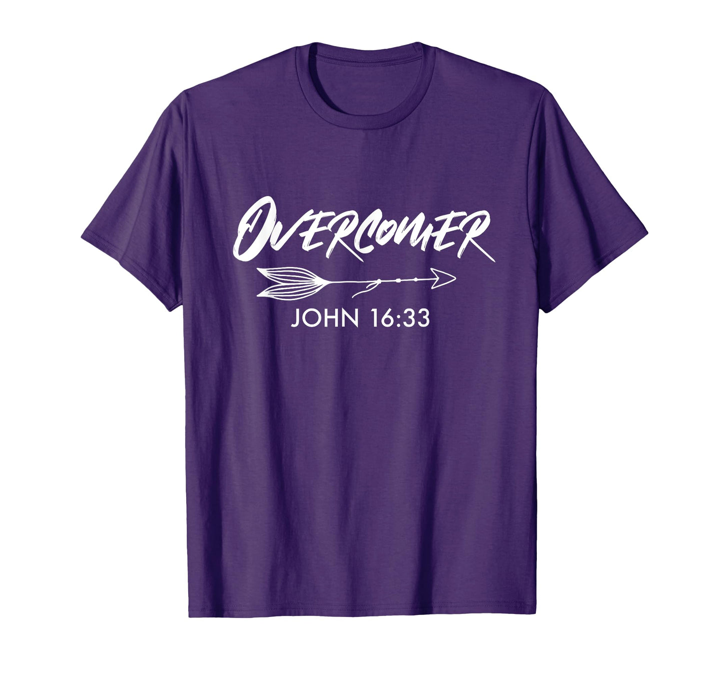 Overcomer | John 16:33 Christian Arrow T-Shirt