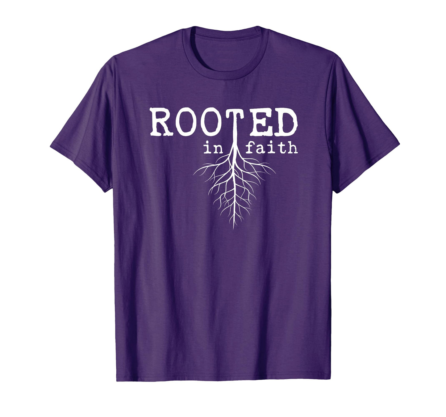 Rooted In Faith Pro Christian Pro Believers Faithful T-Shirt