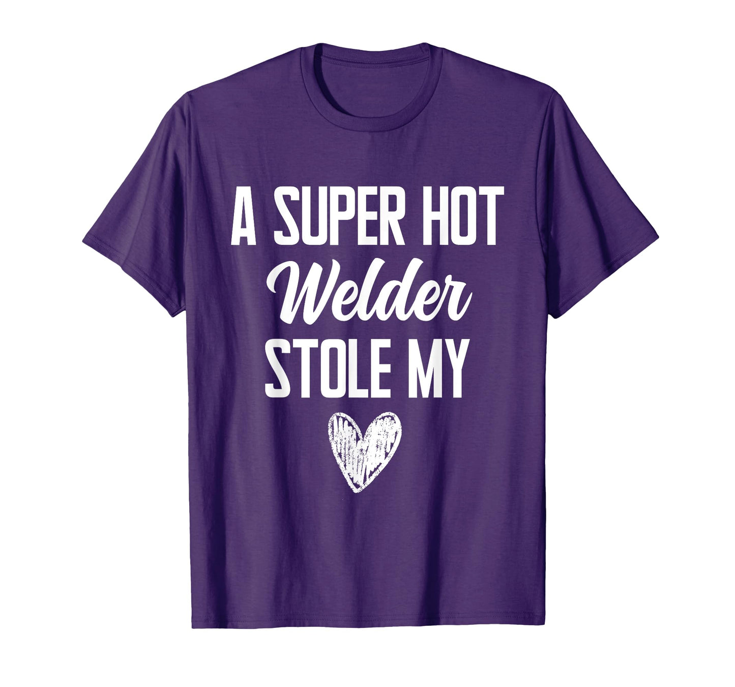 Welder Boyfriend Girlfriend Stole My Heart Funny T-Shirt