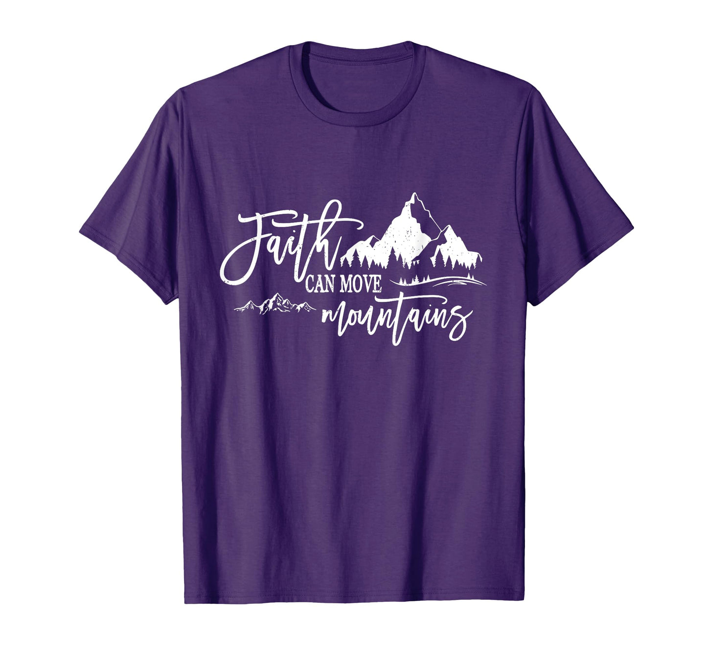 Faith Can Move Mountains Christian Jesus Christ God Bible T-Shirt