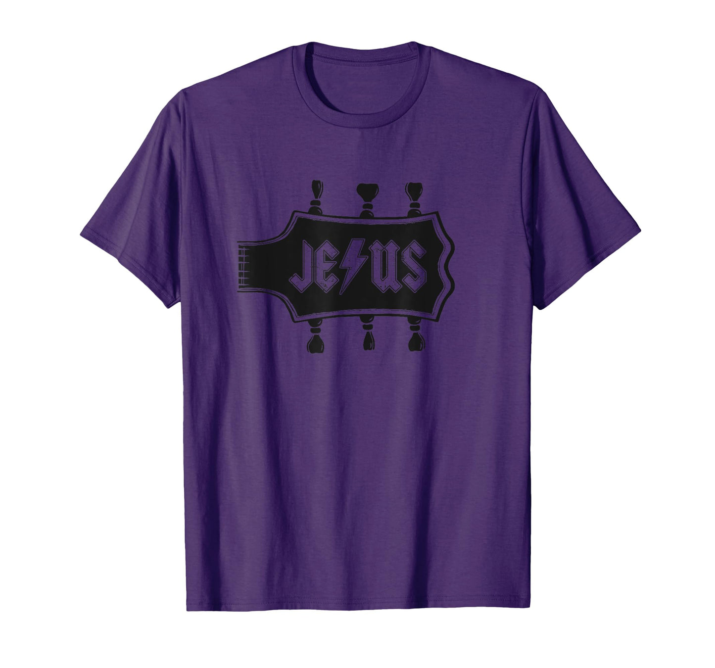 Jesus Rock and Roll Christian Music Worship Bible Verse T-Shirt
