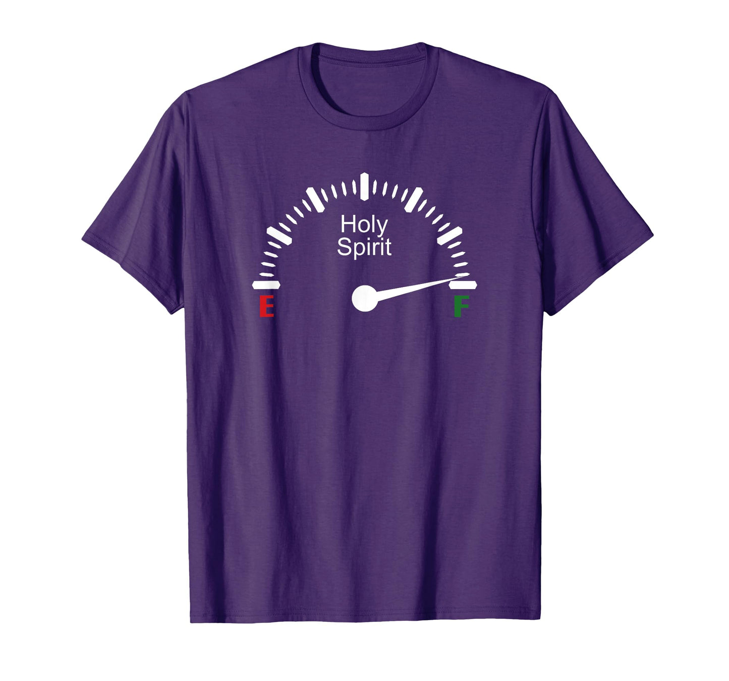 Full Holy Spirit Funny Fuel Gage Joke Christian God Faith T-Shirt