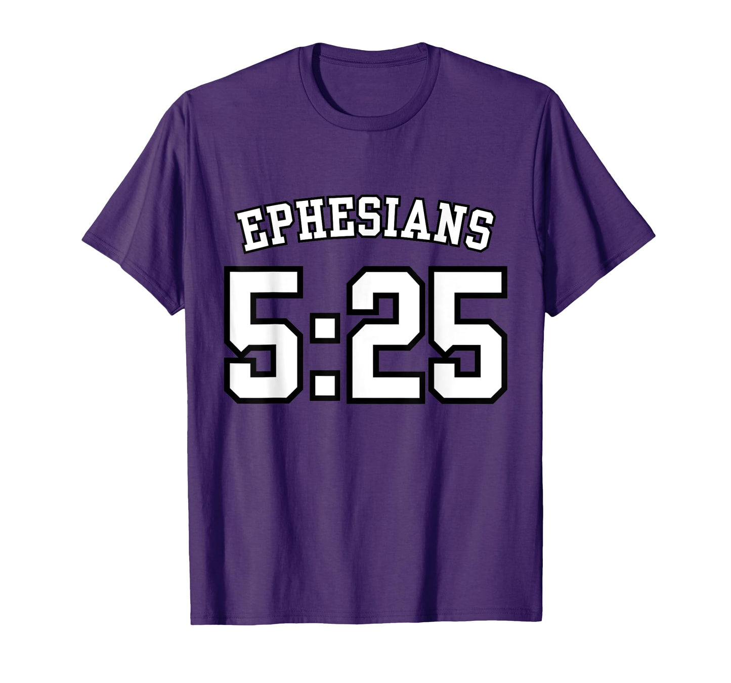 Ephesians 5:25 Sports Jersey Christian Scripture Design T-Shirt