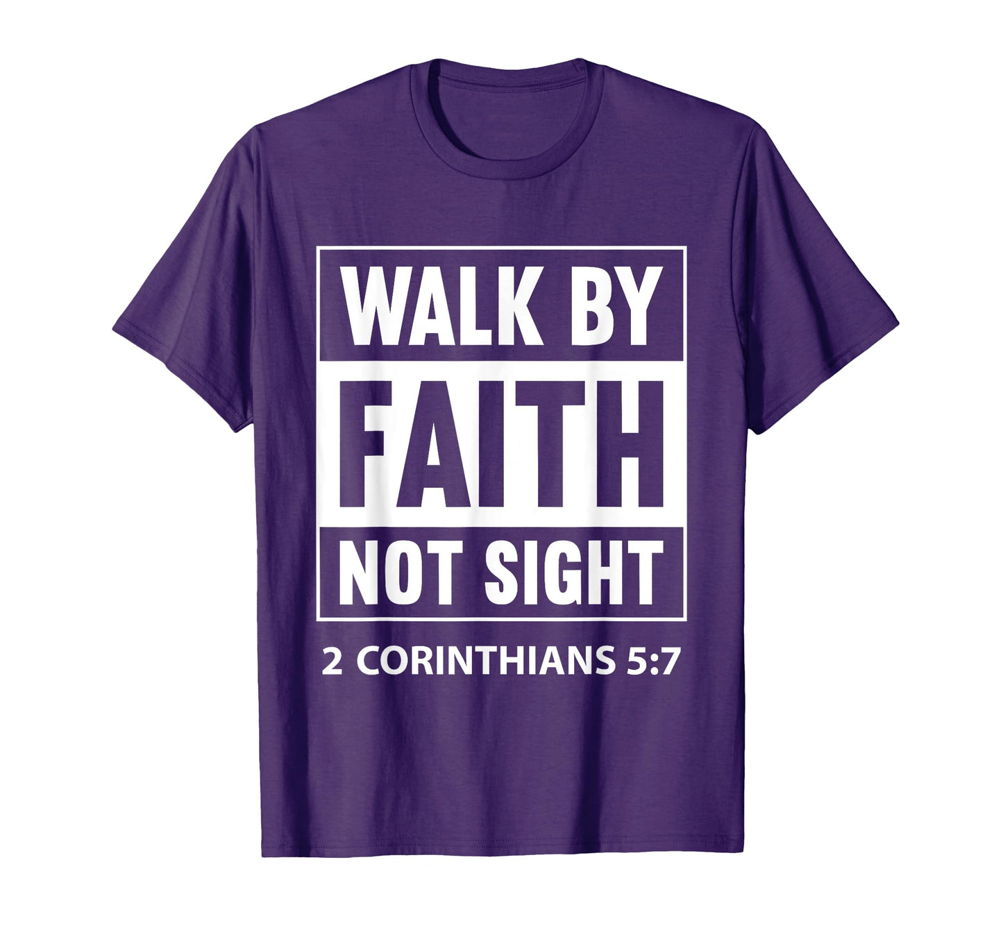 Walk By Faith Not By Sight Prayer Cloth For Christians T-Shirt