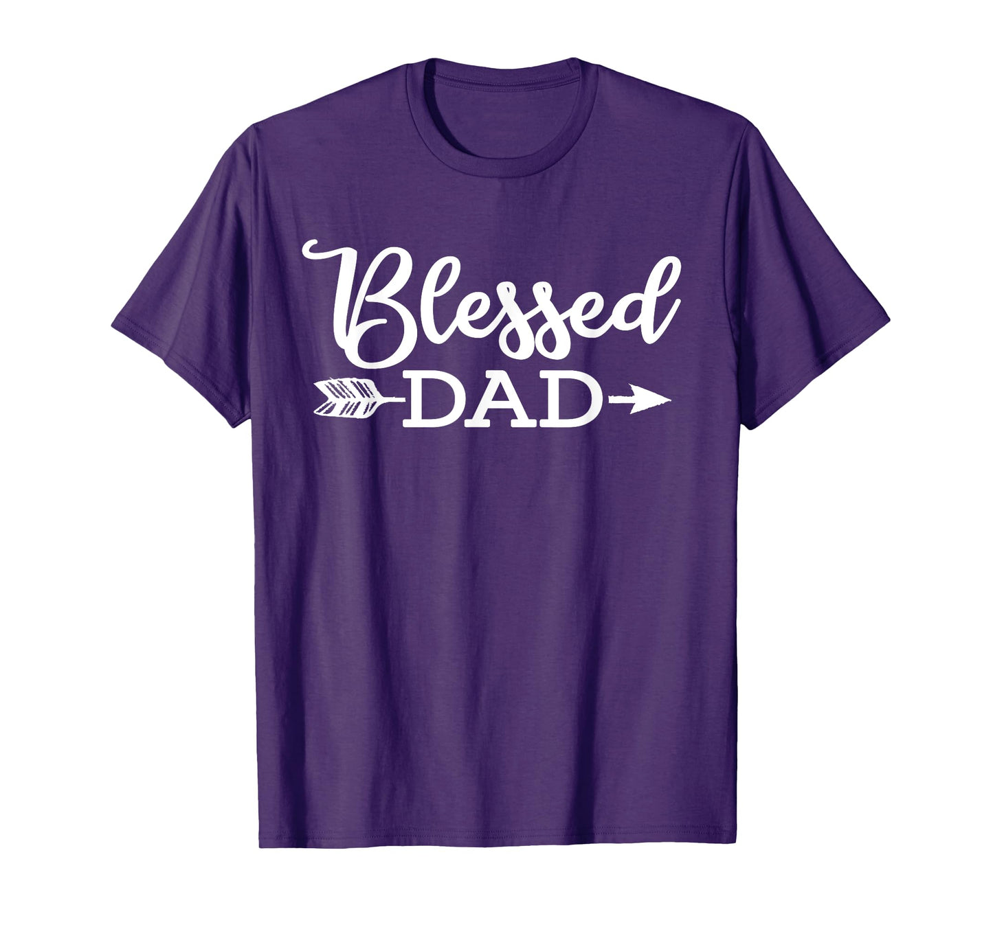 Blessed Dad Religious Jesus Christian Faith Church Papa Gift T-Shirt