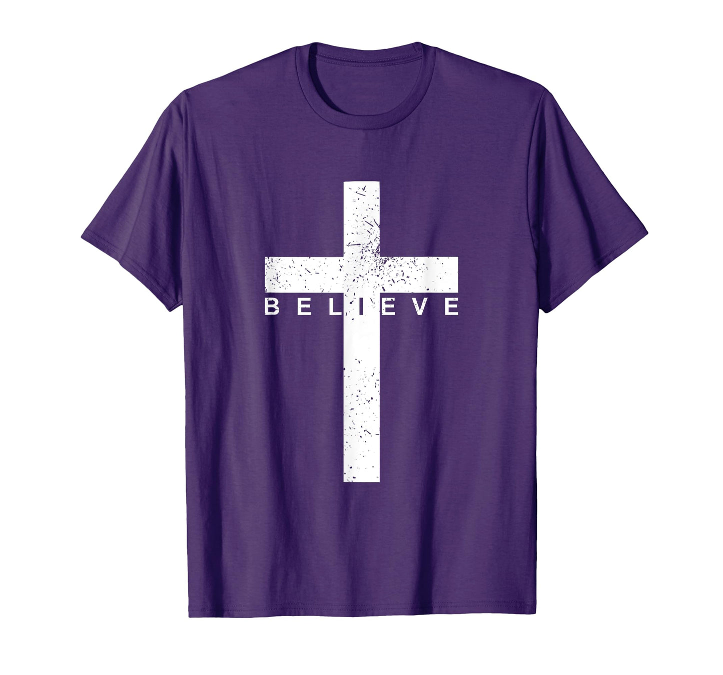 Believe Christian Cross - Religious Christian Men and Women T-Shirt