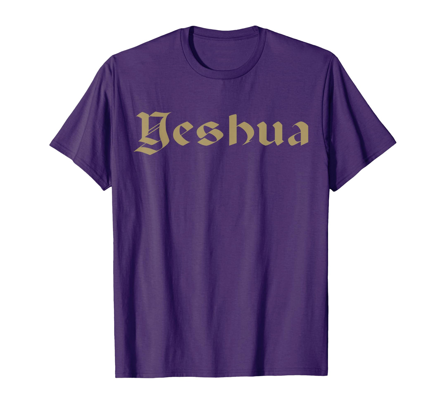 Funny Golden Yeshua Jesus Hebrew Name of Jesus T-Shirt