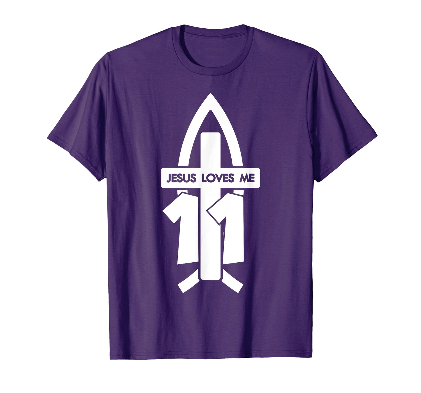 Jesus Loves ME 11 Religious 11 Years Jesus 11TH Birthday T-Shirt