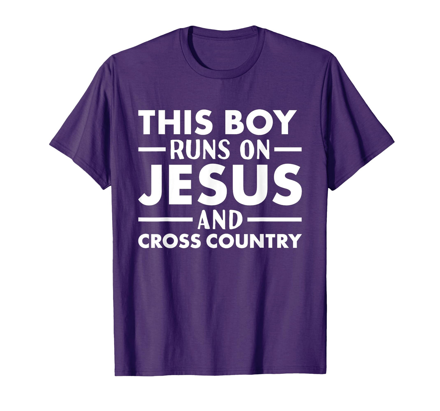 Rider This Boy Runs On Jesus Cross Country T-Shirt