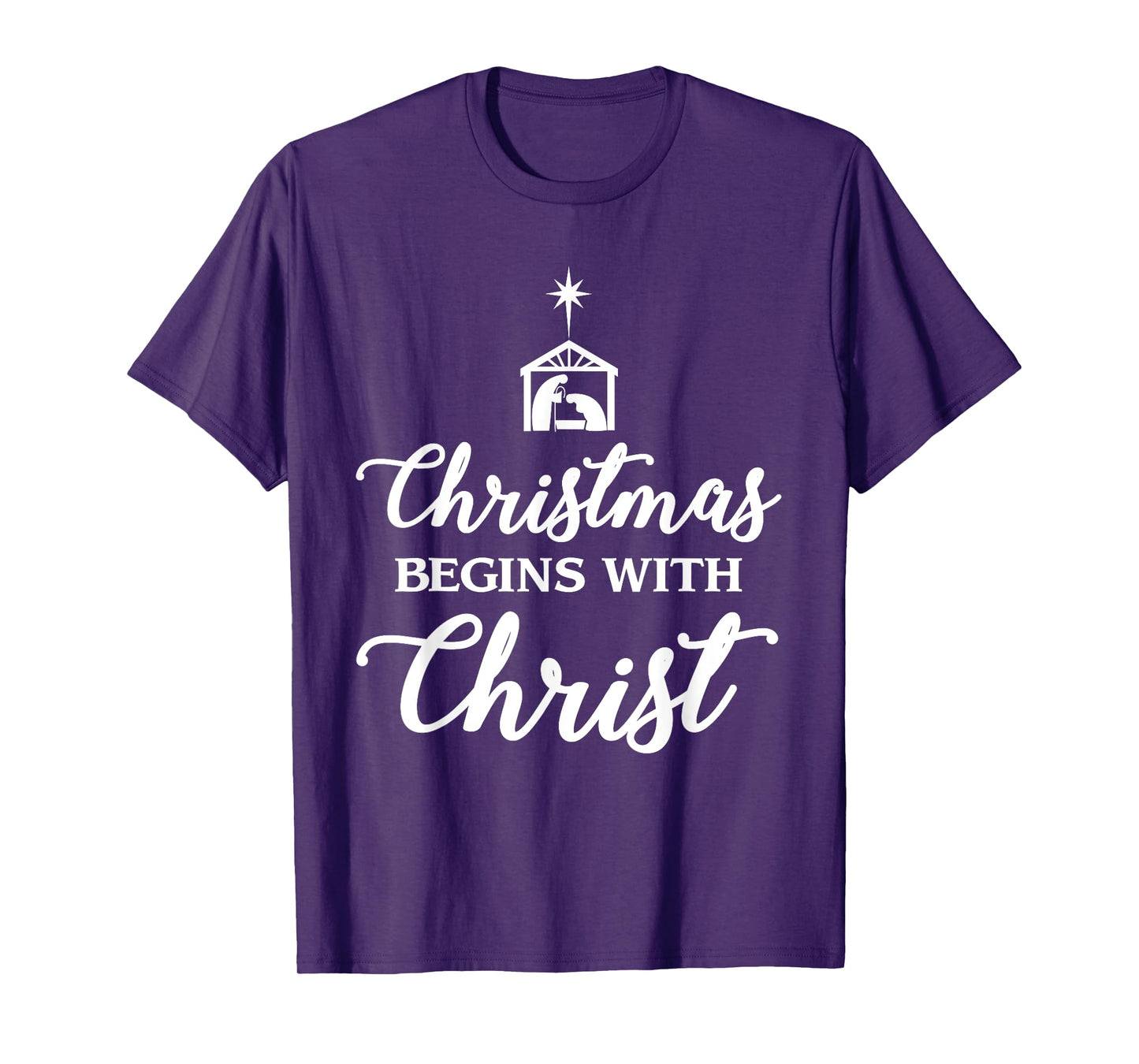 Christmas Begins With Christ Christmas T-Shirt T-Shirt