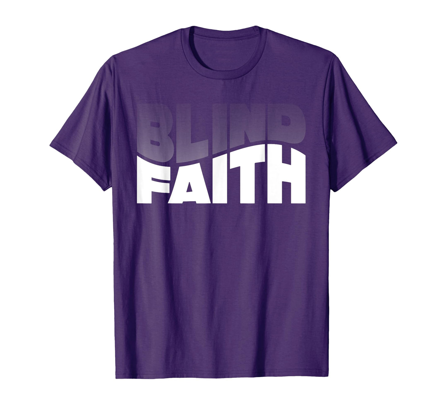 Blind Faith Wave Typeface Effect T-Shirt