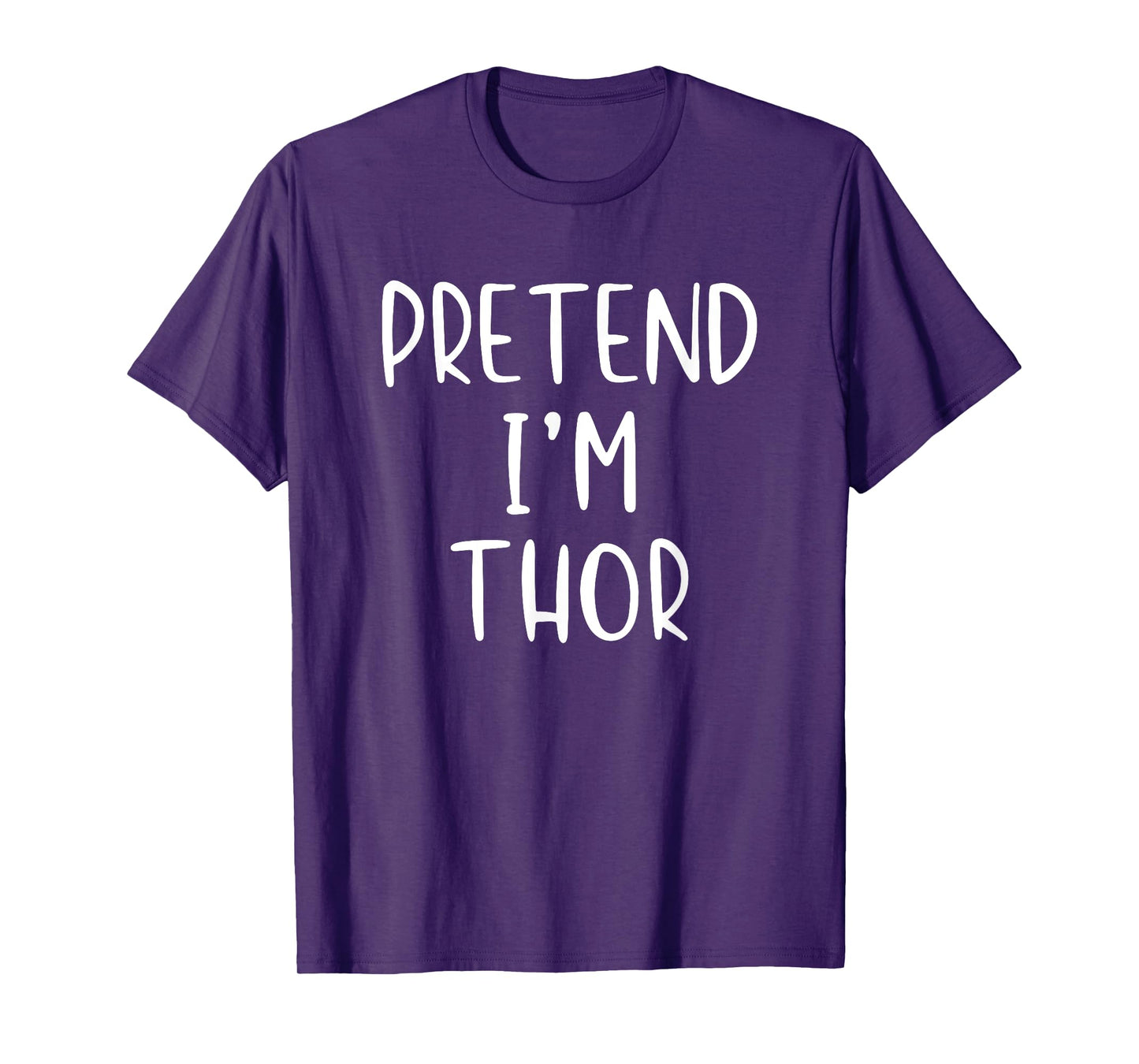 Pretend Thor Costume Halloween Nordic Norse Mythology T-Shirt