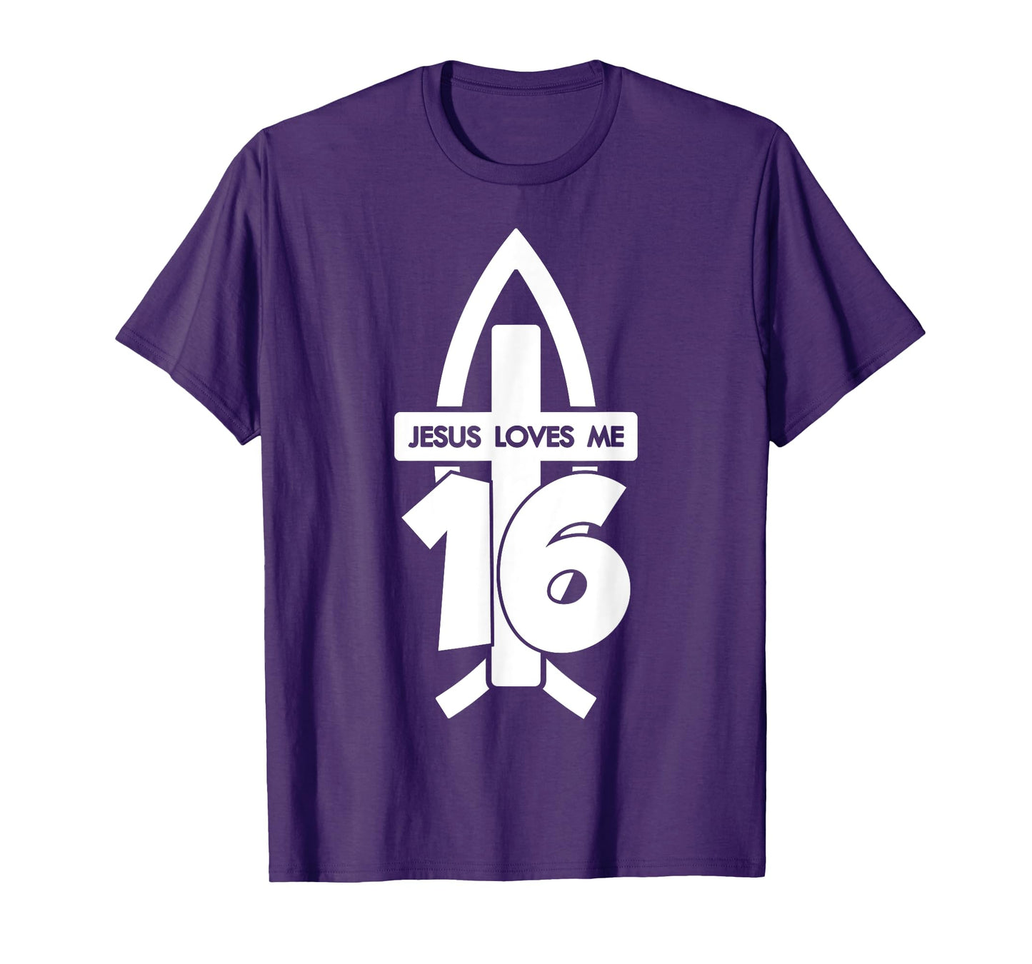 Jesus Loves ME 16 Religious 16 Years Jesus 16TH Birthday T-Shirt