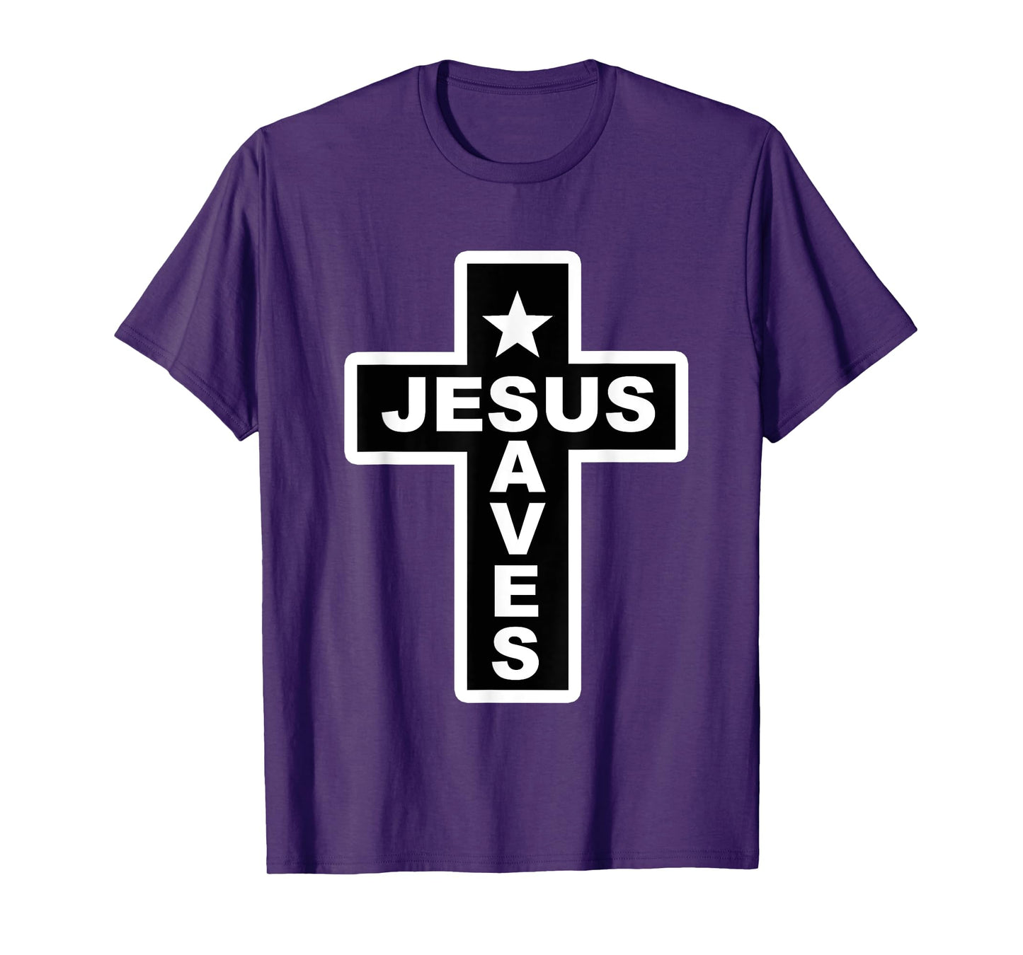 Jesus Saves Christian Faith Bible Cross T-Shirt