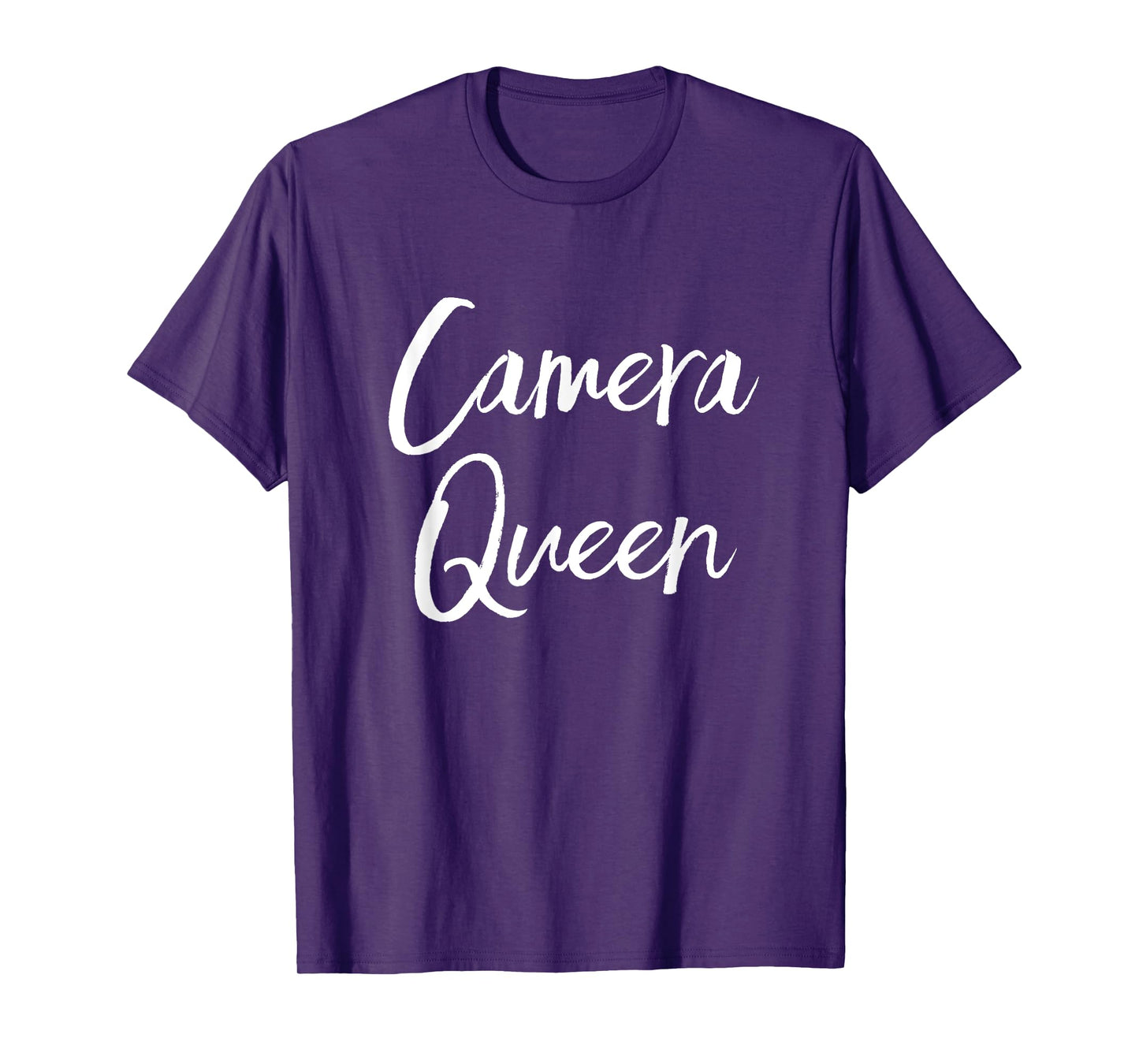 Funny Photographer Quote Camera Queen T-Shirt