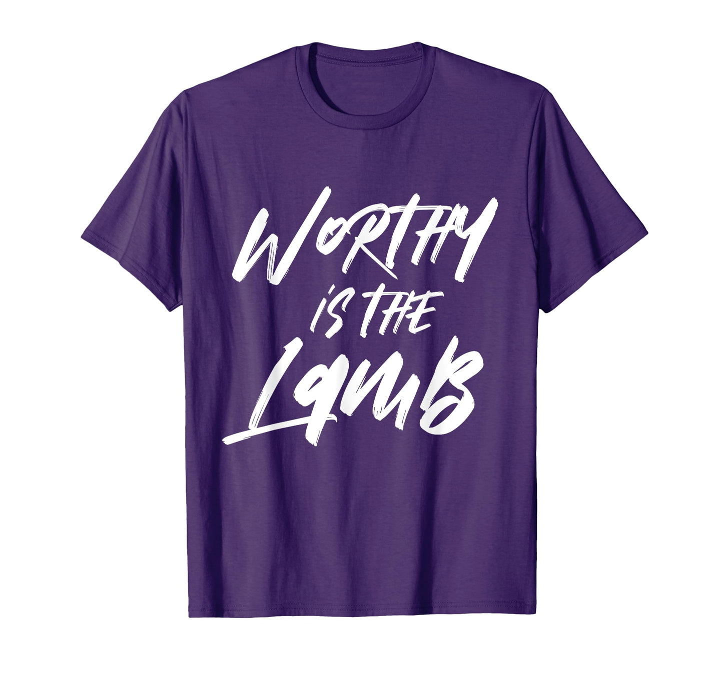 Worthy Is The Lamb Deluxe Encouraging Christian T-shirt T-Shirt