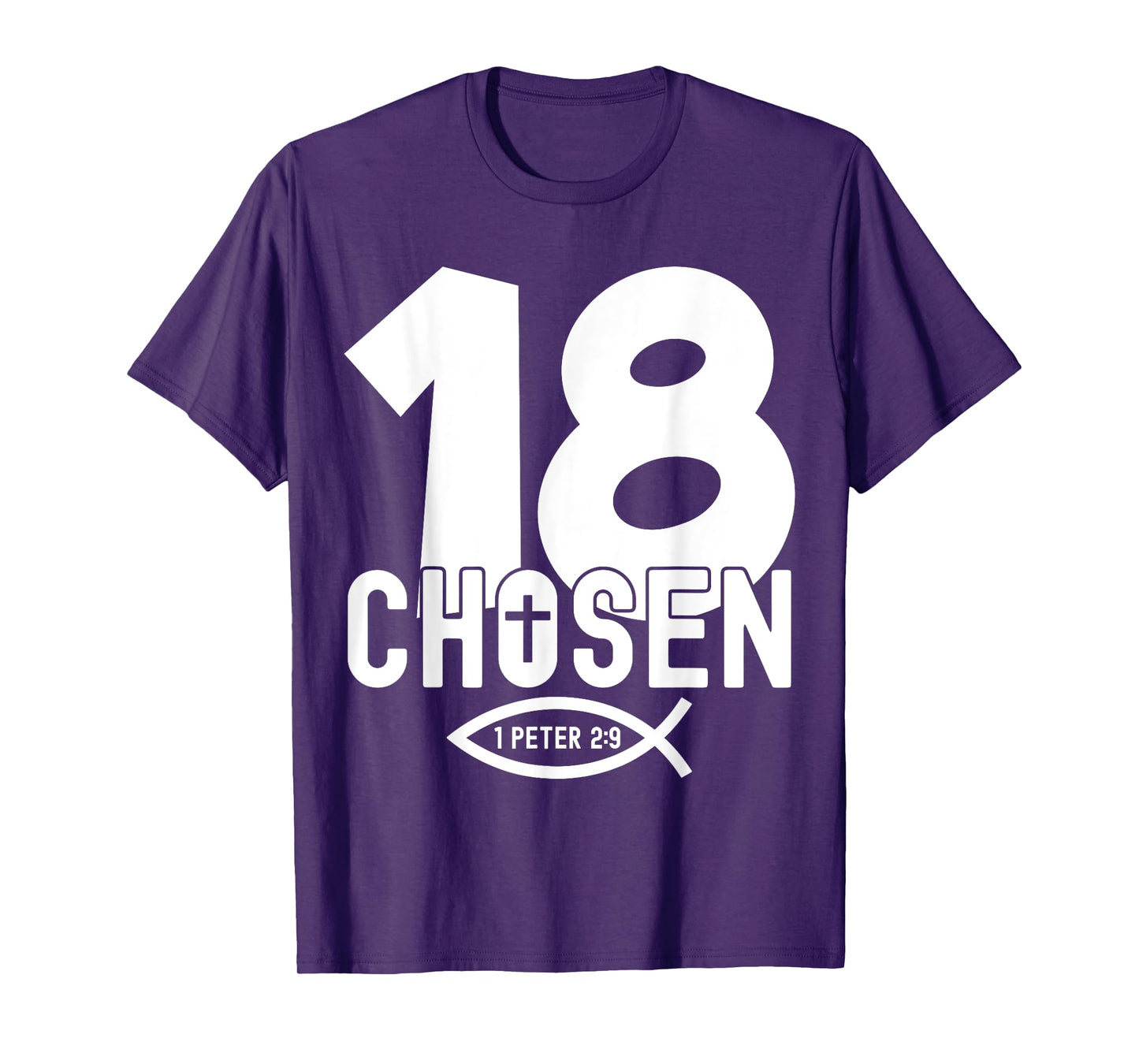 Religious Chosen 18 Years Jesus 18TH Birthday T-Shirt