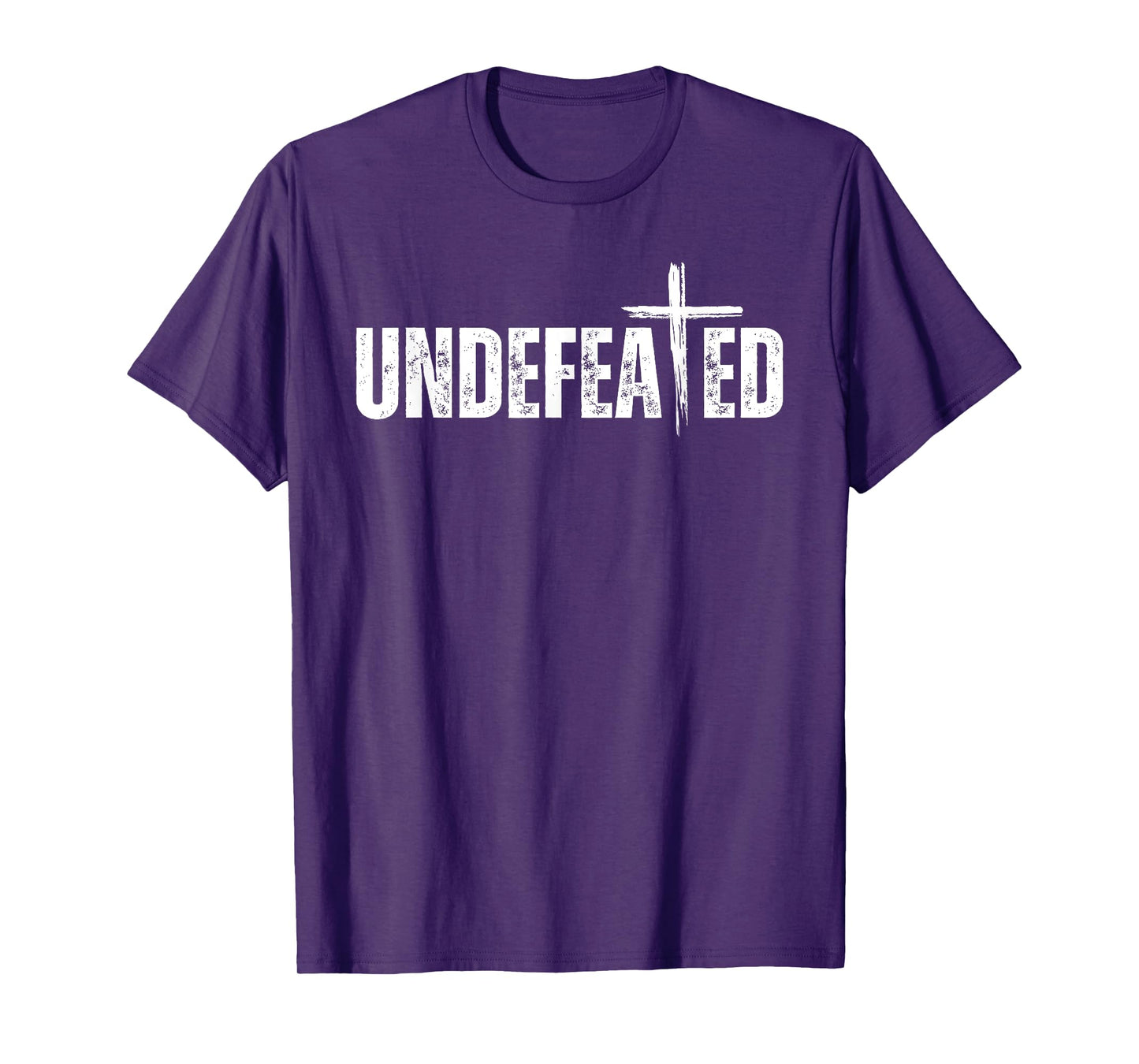 Undefeated Cross Christian Evangelical Jesus He Is Risen T-Shirt