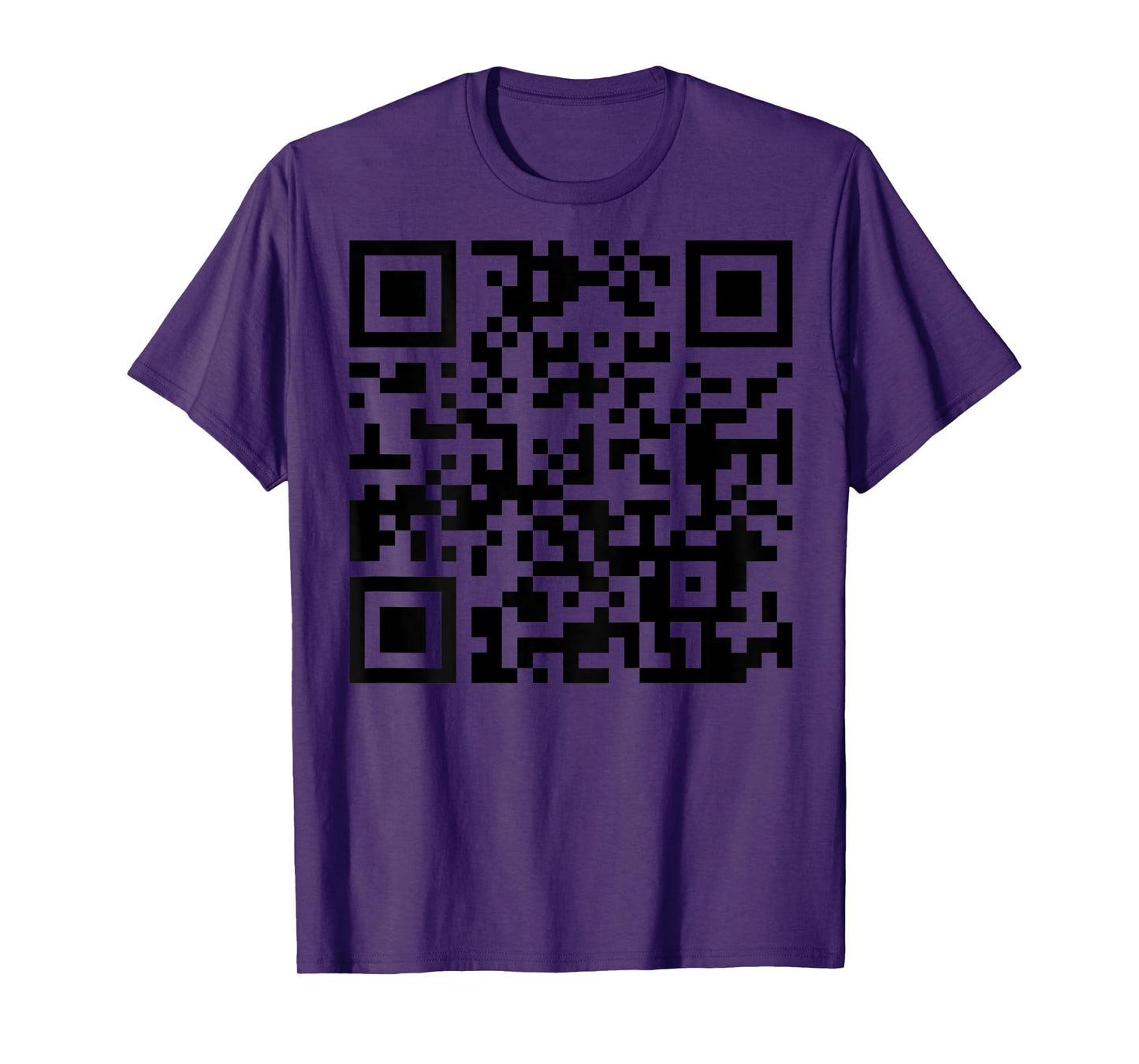 (On Back) Funny QR Fck Off Code Saying Quote For Men Women T-Shirt