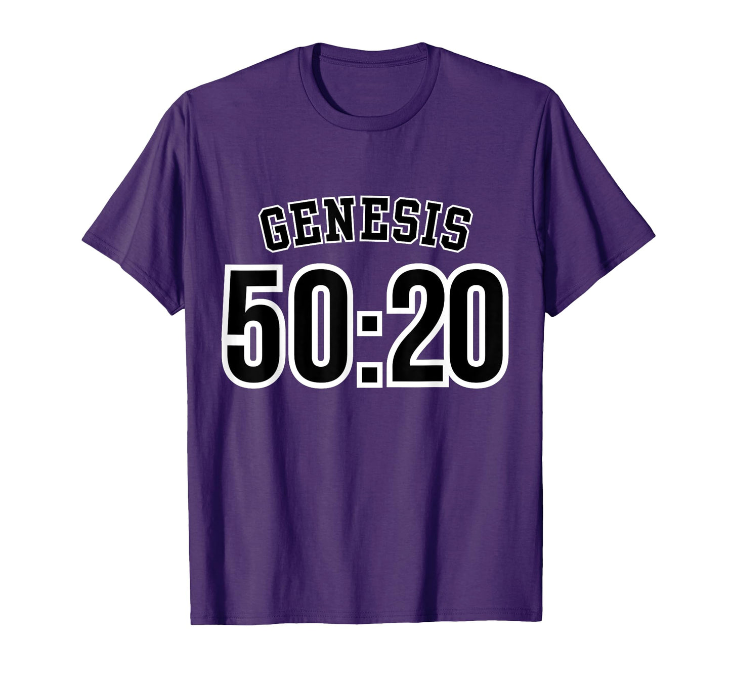 Genesis 50:20 - Sports Jersey Christian Scripture Design T-Shirt