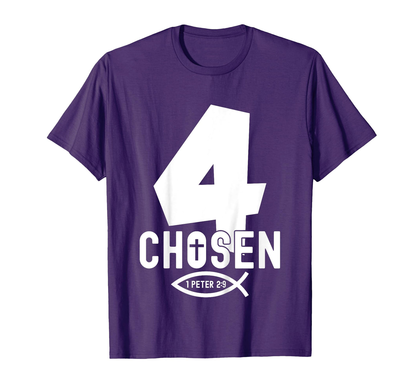 Religious Chosen 4 Years Jesus 4TH Birthday T-Shirt