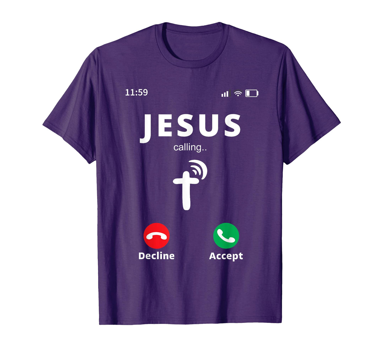 Jesus is Calling at 11:59pm | Christian Church Men and Women T-Shirt