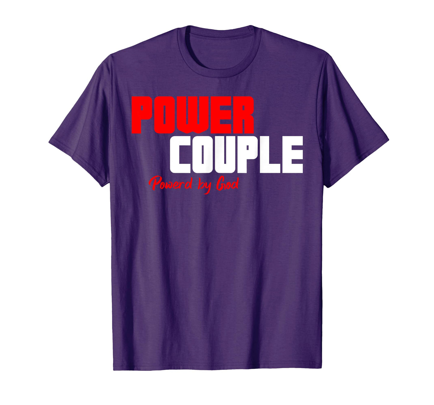 Power Couple Matching Christian Couple Valentine's Day Jesus T-Shirt